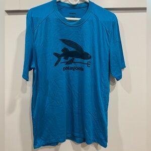 Patagonia Teal Polyester Shirt